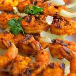 These shrimp skewers are both sweet and spicy. (Reshma Seetharam / For The Herald)