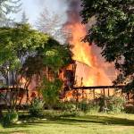 One home was destroyed and another damaged in a Thursday morning fire on Whidbey Island. (Whidbey News-Times)