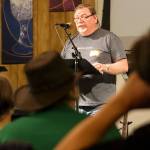 David Mackert shares his story during a Celebrate Recovery meeting at Snohomish Church of the Nazarene in Snohomish on June 18. (Kevin Clark / The Herald)