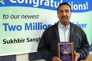 Driver hits 2 million mile mark