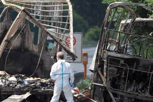 18 confirmed dead in fiery Bavarian bus crash; 30 injured