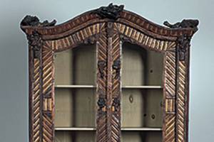 Handmade Adirondack chest with burl decoration sells for $6,150