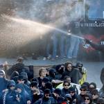 German police use water cannons on G-20 protest