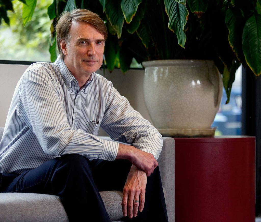 Steve Hill is president of Teo Technologies in Mukilteo. (Dan Bates / The Herald)