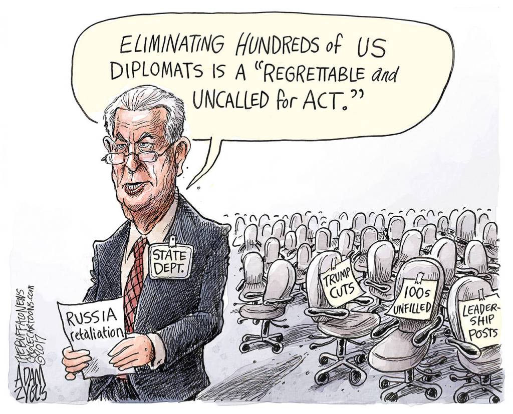 Editorial cartoons for Sunday, Aug. 6