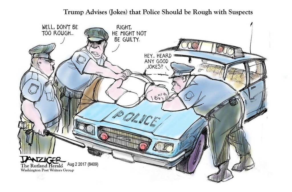 Editorial cartoons for Sunday, Aug. 6