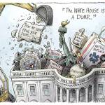 Editorial cartoons for Monday, Aug. 7