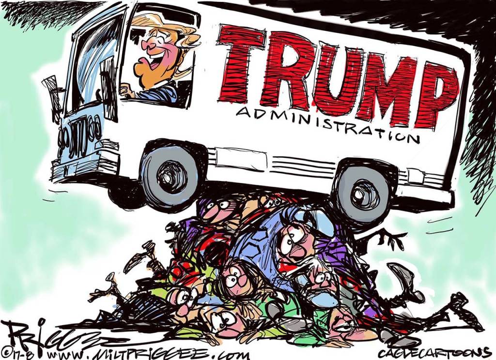 Editorial cartoons for Monday, Aug. 7