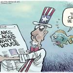 Editorial cartoons for Monday, Aug. 7