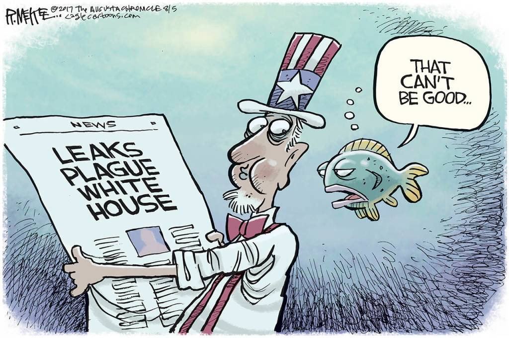 Editorial cartoons for Monday, Aug. 7