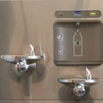 The new WSU campus in Everett is built with conveniences that students at other campuses use including water fountains built to refill personal water bottles. (Andy Bronson / The Herald)