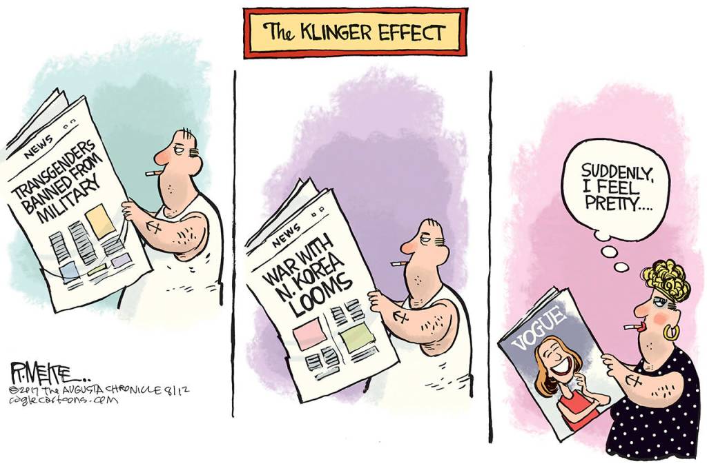 Editorial cartoons for Monday, Aug. 14