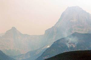 Fire blocks route for dozens in Glacier National Park chalet