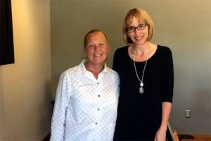 Soroptimists honor food bank worker