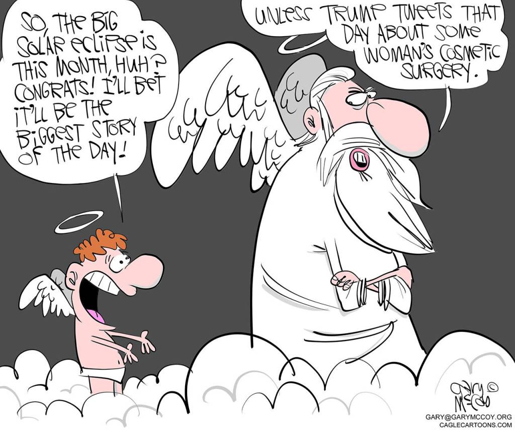 Editorial cartoons for Sunday, Aug. 20