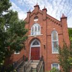 Congregation Beth Israel synagogue, which is the only synagogue in Charlottesville, Virgina, is pictured on Friday. (AP Photo/Cliff Owen)