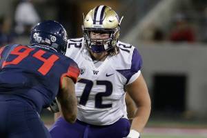 Huskies’ O-linemen Adams, McGary are two peas in a pod