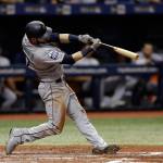 Seattle&rsquo;s Mitch Haniger connects for a grand slam in the third inning of Saturday&rsquo;s game in St. Petersburg, Fla. (AP Photo/Chris O&rsquo;Meara)
