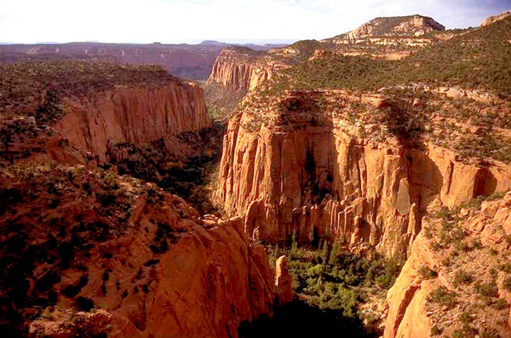 In this undated photo, the Upper Gulch section of the Escalante Canyons within Utah&rsquo;s Grand Staircase-Escalante National Monument features sheer sandstone walls, broken occasionally by tributary canyons. (AP Photo/Douglas C. Pizac, File)