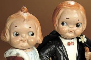 Dolls made by one of the first American female cartoonists