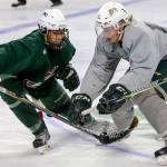 Young goalies earn a shutout in Tips’ annual Green-Grey Game
