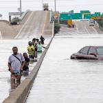 Rescuers pluck hundreds from rising floodwaters in Houston