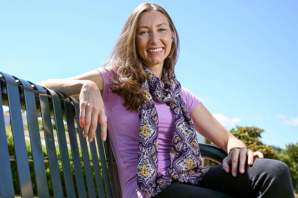 Keely Coxon, an Everett High School graduate, is among those selected for Washington State University&rsquo;s first medical school class. (Kevin Clark / The Herald)