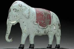 19th-century bell toy featuring an elephant worth up to $1,200