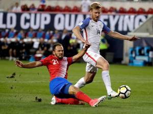U.S. World Cup hopes in jeopardy after 2-0 loss to Costa Rica