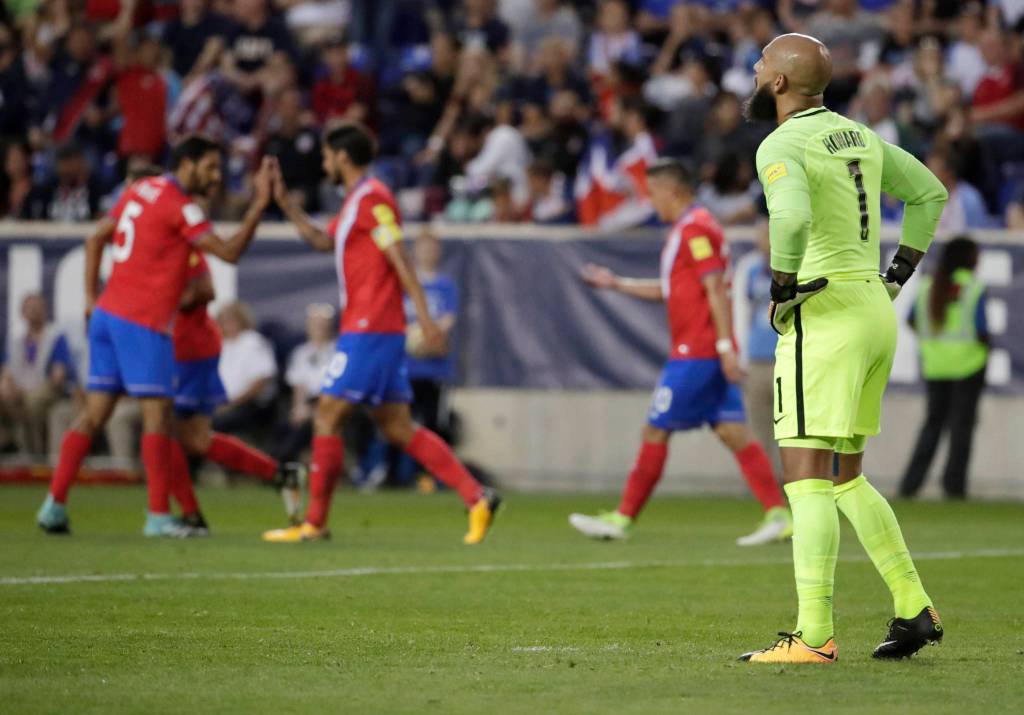 U.S. World Cup hopes in jeopardy after 2-0 loss to Costa Rica