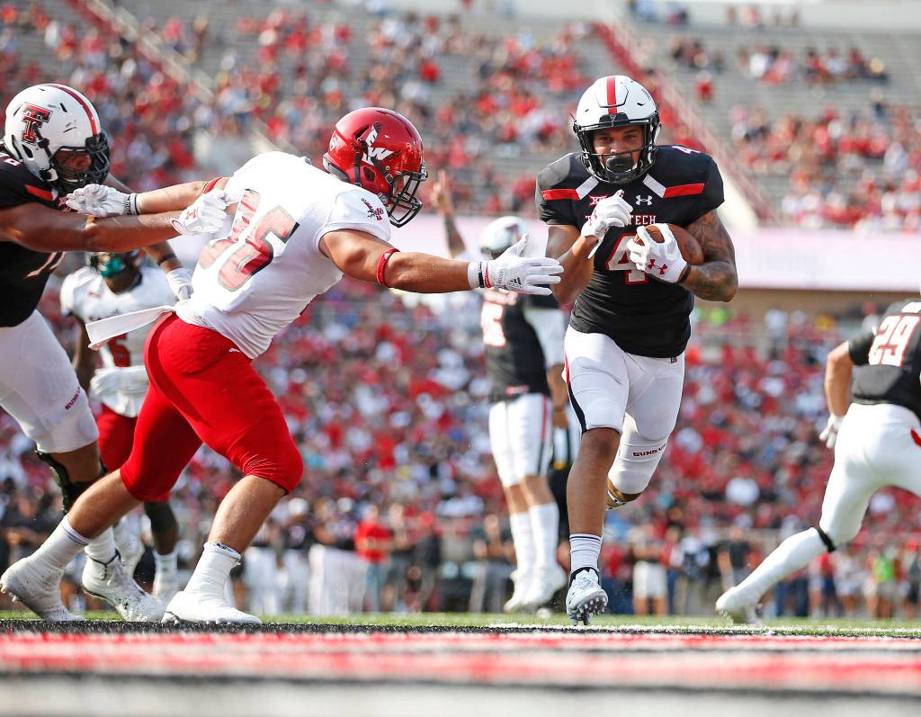 Texas Tech routs Eastern Washington 56-10