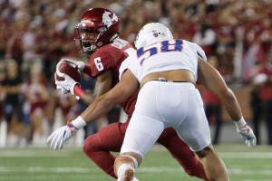 No. 20 Washington St. beats Boise St. 47-44 in 3 overtimes