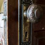 Matching original doorknobs can be found on all doors throughout the house. (Ian Terry / The Herald)