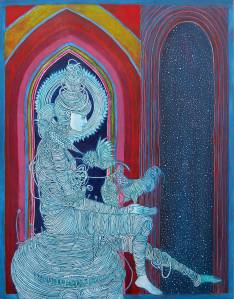 &ldquo;Looking for a Way Out&rdquo; is among the art works by Gabriel Marquez displayed in the EdCC art gallery through Dec. 8.