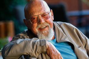Jim Mathis, the Vietnam veteran whose Marysville garden was recently featured in The Herald, died Wednesday. Mathis, who suffered from PTSD and cancer, found solace in his beautiful garden. (Dan Bates / The Herald)