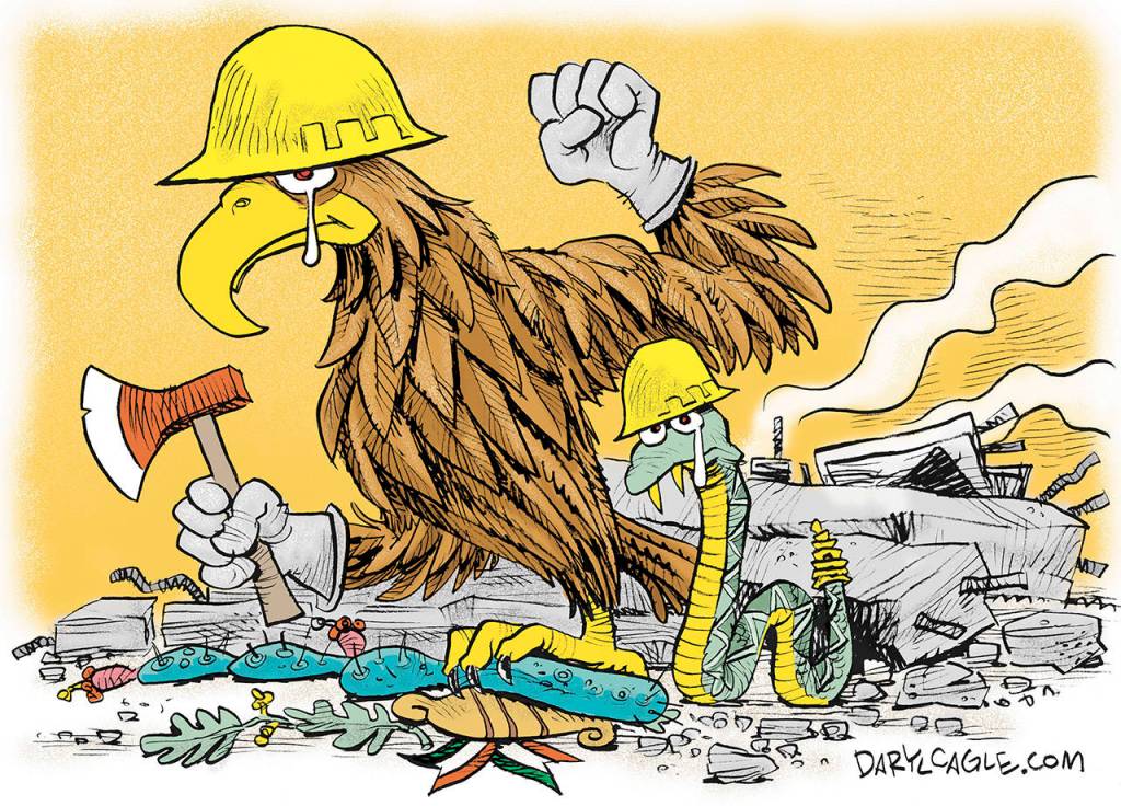 Editorial cartoons for Sunday, Sept. 24