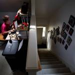 The Coghills 10-year-old son, Jack, works on a computer in a fully redesigned upstairs. (Dan Bates / The Herald)