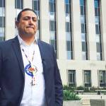 In this Oct. 2016 photo, Dave Archambault, chairman of the Standing Rock Sioux Tribe, stands outside a federal appeals court in Washington where judges heard his tribes challenge to the Dakota Access pipeline. (AP Photo/Jessica Gresko, File)