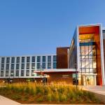 Washington State University Everett opened its four-story, 95,000-square-foot building this school year. The university can accommodate between 1,000 to 1,100 students. (Bob Hubner / Washington State University)