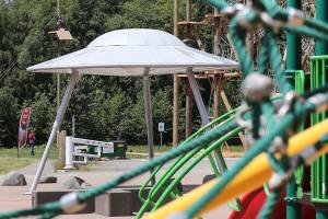 UFO at Paine Field playground was left by an artist — not aliens