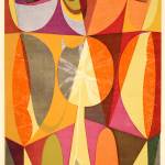 Glen Alps serigraph titled Two Figures is among the prints shown in the Territorial Hues exhibit at Cascadia Art Museum.