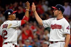 Bauer dominates, Indians baffle Yanks 4-0 in ALDS opener