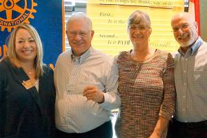 Monroe Rotary hands out donations to local groups