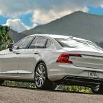 The large 2018 Volvo S90 premium sedan provides as much second row leg room as an executive limo. (Manufactuer photo)