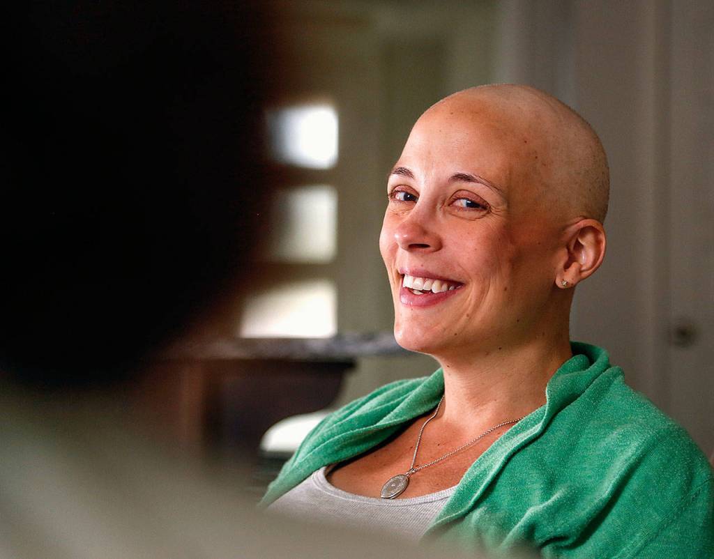 In a May 2016 interview with Herald writer Julie Muhlstein, Apryl Roberts speaks frankly about being told of her life-threatening cancer. (Dan Bates / Herald file)