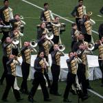 The Kamiak marching band performs at the Puget Sound Festival of Bands, hosted by Cascade High School at Everett Memorial Stadium on Saturday, Oct. 21. (Ian Terry / The Herald)