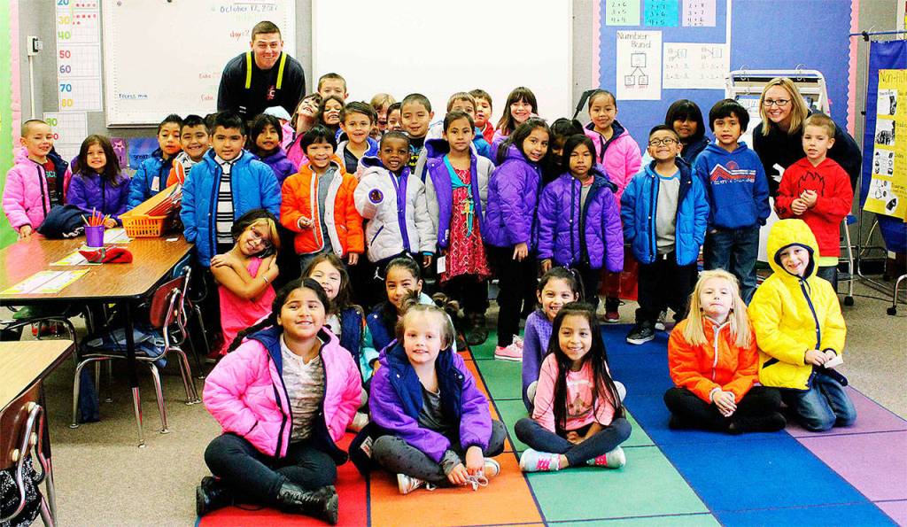 More than 80 local children received brand new winter coats thanks to Marysville Professional Firefighters, IAFF Local 3219. (Contributed photo)