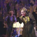 Mari Nelson as the witch in Village Theatres Into the Woods troubles the other characters of the fractured fairy tales. The musical opens Oct. 27 in Everett. (Mark Kitaoka photo)