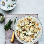 Japanese potato salad brings Asian flavors to the potluck standby. (Laura Edwards)