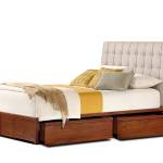 The Newhouse bed by Charles P. Rogers ($1,499-$5,897, charlesprogers.com) offers storage underneath. (Charles P. Rogers)